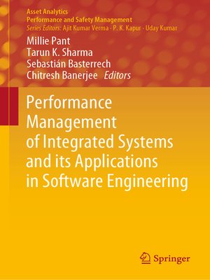 cover image of Performance Management of Integrated Systems and its Applications in Software Engineering